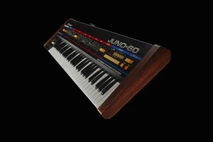 juno 60 keyboard and flight case circa 1985 lovely condition few marks - Picture 1 of 1