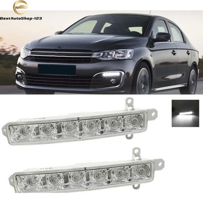 Daytime Running Light Fit For Citroen C1 2005-2020 C3 MK2 2009-2016 - Image 1 of 4