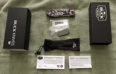 Buck August 2025 Buck Of The Month  830 Marksman Knife 0830RDSBOTM-B NIB - Image 1 of 4