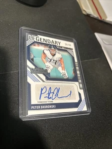 PETER SKORONSKI 2024 CONTENDERS LEGENDARY AUTOGRAPH TITANS AUTO 29/99 - Picture 1 of 1