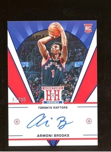 2021 Panini Chronicles Armoni Brooks RC AUTO Hometown Heros Rookie Card #87/99 - Picture 1 of 2