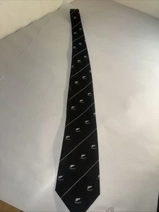 New Zealand All Blacks Necktie Tie Rugby Union Eskay  Māori Football Kiwi Sports - Picture 1 of 5