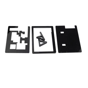 Front & Back Shell + Base + Screws Kit For Raspberry Pi 2 B 7 inch LCD Screen - Photo 1/9