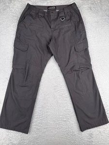 LAPG Tactical Pants Women 12 S Gray Rip-Stop Cargo Straight Leg EMT LEO 34x29 - Picture 1 of 16