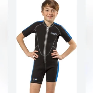 Cressi Kids' Short Wetsuit Surfing, Snorkeling, Scuba Diving -Lido Junior XS 6/7 - Picture 1 of 5