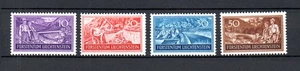 Liechtenstein 1937 set Labour/Industry stamps (Michel 152/55) nice MNH - Picture 1 of 1