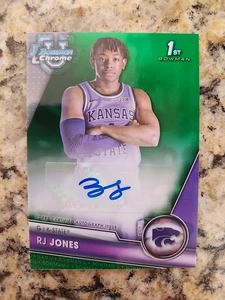 2023 Bowman U Chrome RJ Jones Prospects Autographs Green /99 #BCPA-RJ Auto - Bild 1 von 5