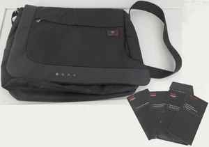 Tumi T Tech laptop case messenger bag 5114D 15" or 13" black with red lining - Picture 1 of 10