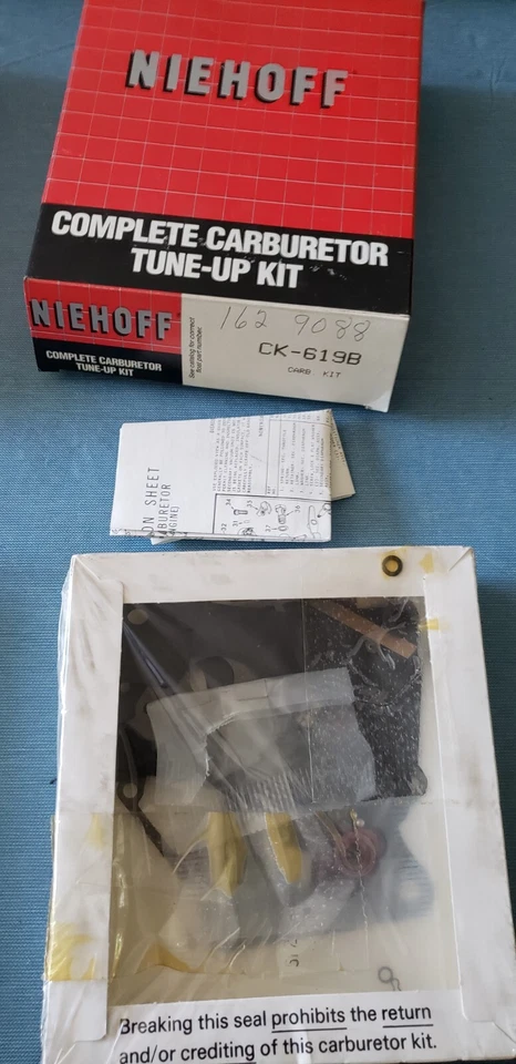 TOYOTA CELICA CORONA PICKUP 1975-80 NEW SEALED CARBURETOR REPAIR KIT 162-9088 - Image 1 of 1