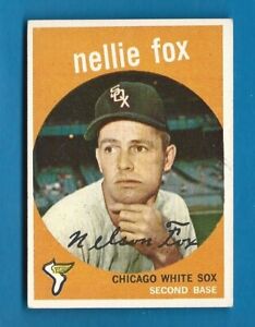 1959 Topps Baseball Card # 30 Nellie Fox - Exmt