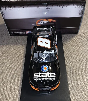 Calentadores de agua estatales firmados por Jeb Burton 2012 escala 1:24 diecast NASCAR certificado de autenticidad automático Foto 1 de 4