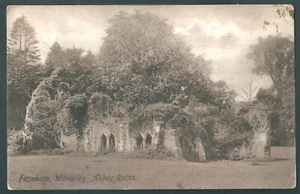 Farnham Waverley Abbey Ruins 1911 Vintage Postcard Surrey - Picture 1 of 2