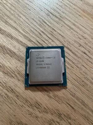 Intel Core i3-6100 3.7 GHz LGA 1151 8 GT/s Desktop CPU Processor SR2HG - Image 1 of 4