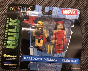 Marvel Minimates DAREDEVIL Yellow & ELEKTRA 2003 Art Asylum NEW SEALED - Picture 1 of 2