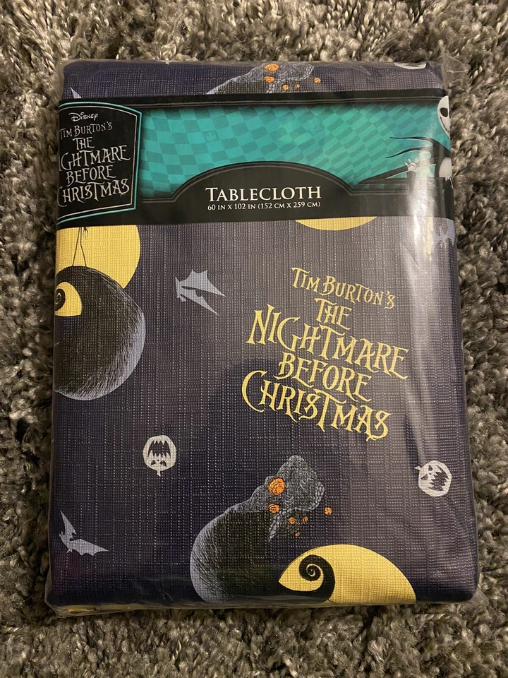 🖤 圣诞夜惊魂 Jack Skellington 桌布 60x102 英寸 — 第 1/1 张图片