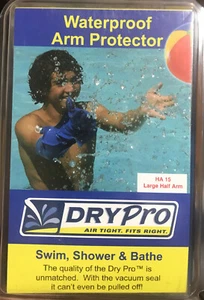DryPro Waterproof CAST COVER ARM Larg HALF Protector Swim Shower Bath Beach - Picture 1 of 12