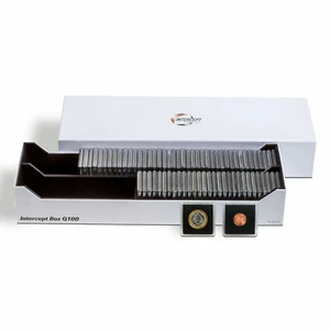Leuchtturm Münzbox Intercept Box Q Aufbewahrung für 100 Quadrum Kapseln 345235 - Bild 1 von 2
