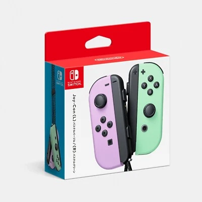 Official Nintendo Switch Joy-Con Controller Set: Pastel Purple / Pastel Green - Image 1 of 2