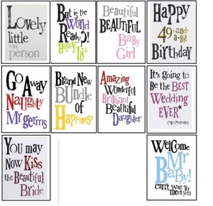 Tarjetas de felicitación The Bright Side - 10 tarjetas con citas extravagantes de Rachel Bright P6 - Imagen 1 de 1