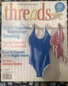 Threads Magazine "For People Who Love To Sew" Back Issue from July 2007 - Picture 1 of 4