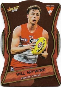 2019 Select Footy Stars Red Die Cut (RDC123) Will HAYWARD Sydney