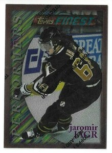 1995-96 Topps Finest Performers Bronze Jaromir Jagr #70 - PITTSBURGH PENGUINS