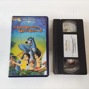 WALT DISENY I CLASSICI - IL LIBRO DELLA GIUNGLA 2 VHS VIDEOCASSETTA CASSETTA - Foto 1 di 4