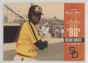2006 Fleer Greats of the Game Decade Greats Tony Gwynn #DEC-TG HOF