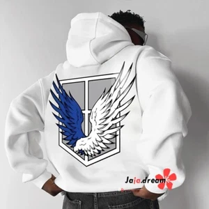 Attack on Titan Anime Manga Kapuzen Sweatshirt Hoodie Hooded Sports Sweater Coat - Picture 1 of 2
