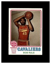 1973-74 TOPPS BASKETBALL CARD CLEVELAND CAVALIERS #136 BOB RULE NRMT