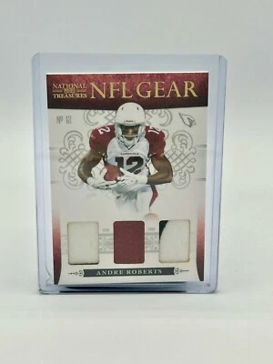 2010 National Treasures Andre Roberts NFL Gear Triple Patch Memorabila #10 33/49 - Image 1 of 3