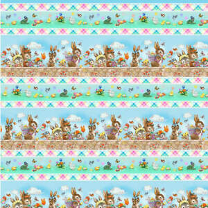 Bunny Tails 6768 11  100% Cotton FABRIC priced by the Yard
