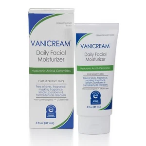 Daily Facial Moisturizer With Ceramides and Hyaluronic Acid - Formulated With... - Picture 1 of 8