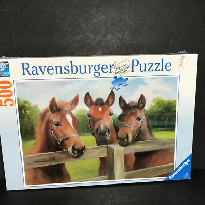 Ravensburger Horse puzzle 500 pcs, equine meeting - Image 1 of 4