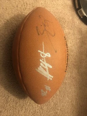 Balón de la NFL Wilson autografiado doble firmado Shaquille Griffin y Earl Thomas Jsa Foto 1 de 4