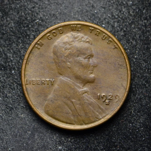 1929-S Lincoln Wheat Cent XF++ (bb11479) Cover