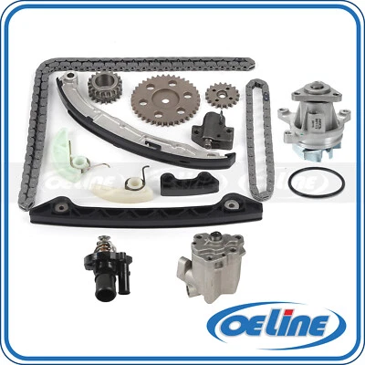 For Lincoln Mercury 2.3L 2.5L DOHC Timing Chain Kit Thermostat Oil Water Pump - Image 1 of 4