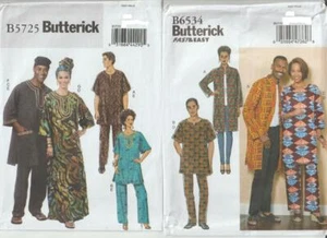 African Ethnic Costume Pattern Men Unisex Dashiki Caftan Headwrap Hat UPICK 6534 - Picture 1 of 5