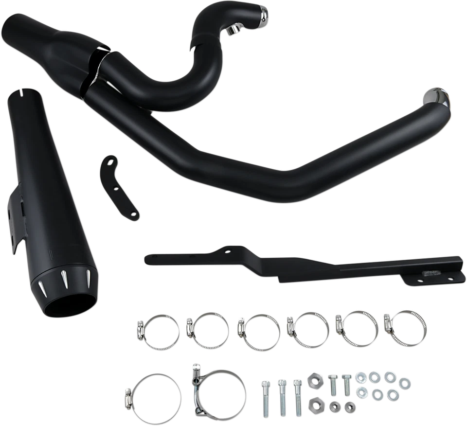 Bassani Road Rage 2-Into-1 Systems Fluted Black 13322R - Image 1 of 1