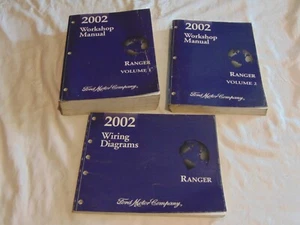 2002 Ford Ranger Pickup Truck Service Repair Shop Manual & Wiring Diagrams OEM - Bild 1 von 4