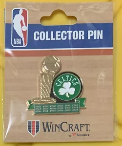 BOSTON CELTICS 18x NBA CHAMPIONS COLLECTOR PIN NEW WINCRAFT - Picture 1 of 1