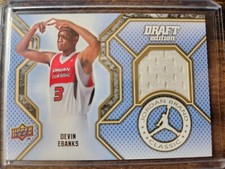 2009-10 UD Draft Edition Jordan Brand Classic Devin Ebanks Jersey Relic #JC-DE