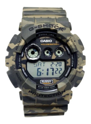 Casio GD120CM-5 G-Shock Brown Green Camouflage Men Watch NEW - Image 1 of 4