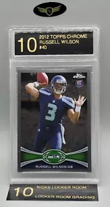 2012 Topps Chrome Seattle Seahawks Russell Wilson #40 Rookie RC Mint LRG 10 - Bild 1 von 2