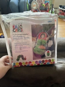 Nuevo en Paquete ~ Eric Carle ~ Oruga muy hambrienta ~ Cochecito 2 en 1 y portabebés Bunting - Imagen 1 de 2