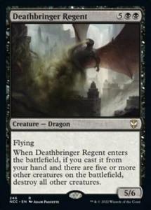 DEATHBRINGER REGENT mtg NM-M New Capenna Commander Rare 1 Card - Picture 1 of 1
