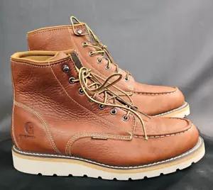 Carhartt Men's 6" Soft Toe Waterproof Wedge Boot CMW6175 NWOB - Picture 1 of 6
