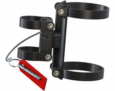 POLARIS RZR FIRE EXTINGUISHER MOUNT BLACK 2881200 - Image 1 of 3