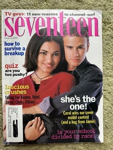 Seventeen Magazine October 1995 Jamie Walters 90210 Neve Campbell Corey Feldman - Picture 1 of 24
