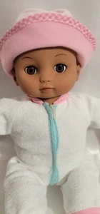 CitiToy 13" AA Baby Doll Cloth body Vinyl head Arms Legs brown eyes 2009 #BS5451 - Picture 1 of 12